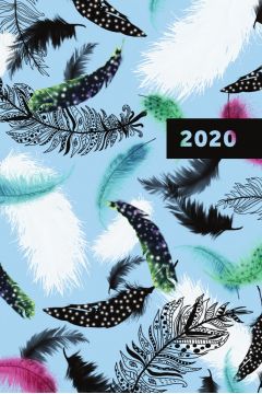Kalendarz 2020 A5 dzienny Feathers NARCISSUS