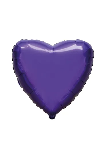 Balon foliowy Serce fioletowe 45cm