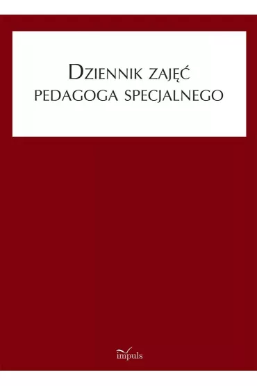 Dziennik zaj�� pedagoga specjalnego - Anna Franczyk