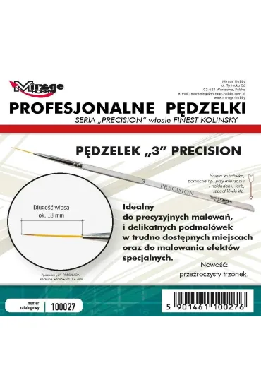 P�dzelek Precision Kolinsky 3