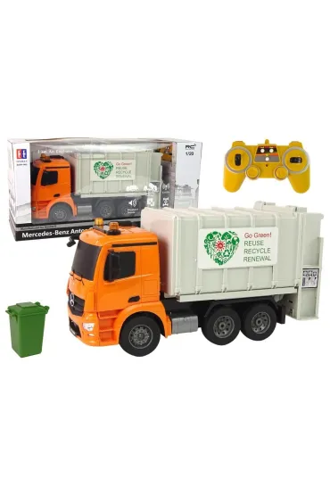 Ci�ar�wka �mieciarka Mercedes-Benz R/C LeanToys