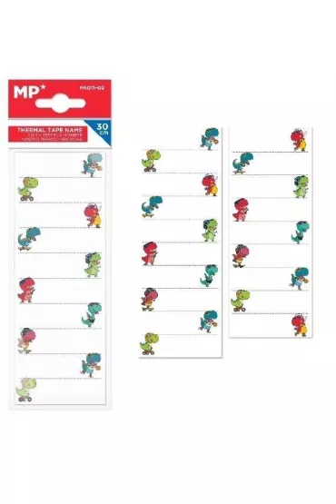 Mp Main Paper Naprasowanka do podpisywania ubra� Dinozaury
