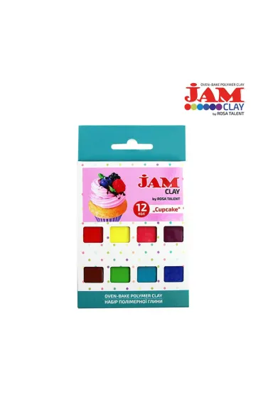 Rosa Modelina polimerowa Cup Cake 12 x 20 g