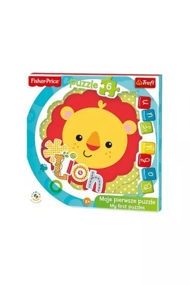 Puzzle 6 el. Baby Fun Lwi�tko Fisher-Price Trefl