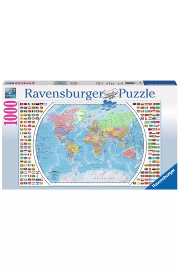 Puzzle 1000 el. Mapa polityczna �wiata 196333 Ravensburger