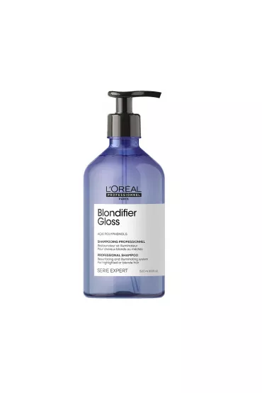 LOreal Professionnel Serie Expert Blondifier Gloss Szampon nab�yszczaj�cy do w�os�w blond 500 ml