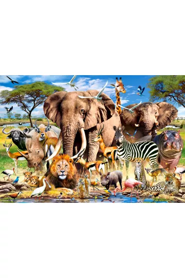 Puzzle 1500 el. Savanna Animals Castorland