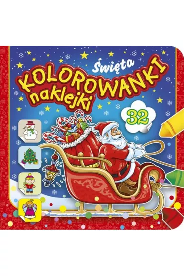 �wi�ta. Kolorowanki naklejanki