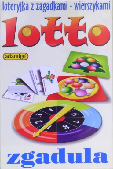 Lotto zgadula. 2 loteryjki edukacyjne Adamigo