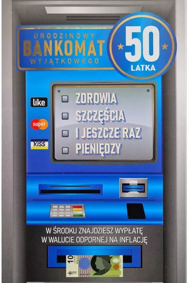 Yeku Karnet Urodziny 50 m�skie