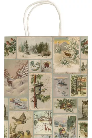 Skona Ting Torebka ozdobna A5 STBAG148 Zima �wi�ta BN