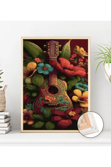 Twoje Hobby Malowanie po numerach - Gitara w ogrodzie 40x50cm