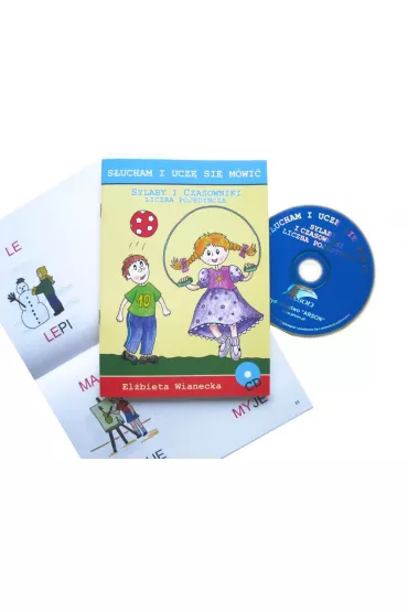 Sylaby i czasowniki. Liczba pojedyncza. S�ucham i ucz� si� m�wi� + CD - El�bieta Wianecka