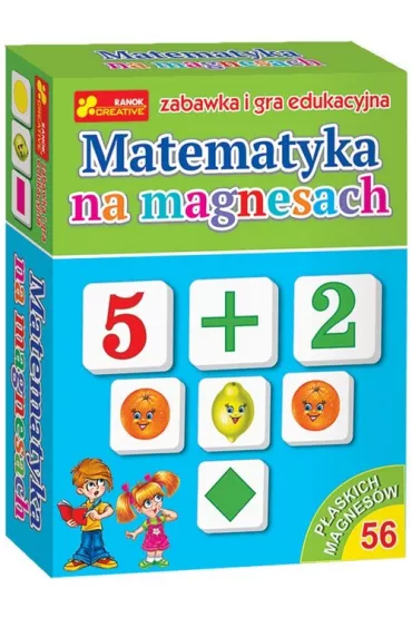Zabawka i gra edukacyjna - Matematyka na magnesach Ranok-Creative