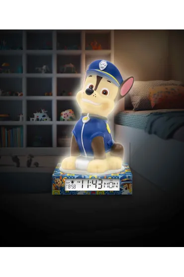 Psi Patrol Lampka 3D z budzikiem Paw Patrol PW19972
