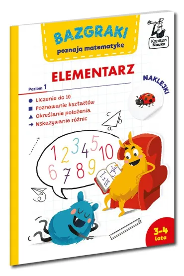 Bazgraki poznaj� matematyk�. Elementarz. Poziom 1. Kapitan Nauka - Leszek  Rogala