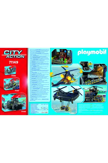 Playmobil City Action �mig�owiec ratunkowy jednostki specjalnej 71149