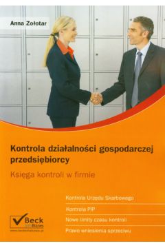 Kontrola dzia�alno�ci gospodarczej przedsi�biorcy - Anna Zo�otar