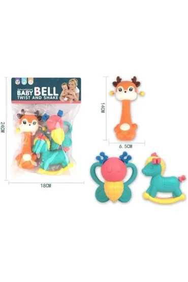 Grzechotki 3 szt Merkpol