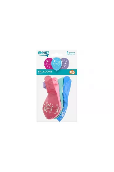 Godan Balony Koty r�ne kolory 30cm 5szt