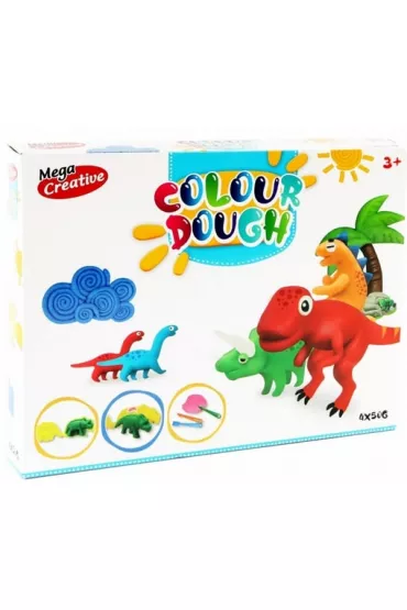 Masa plastyczna. Zestaw z dinozaurem Mega Creative