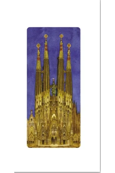 DaVinci Karnet 12x23cm + koperta Gaudi Sagrada Familia