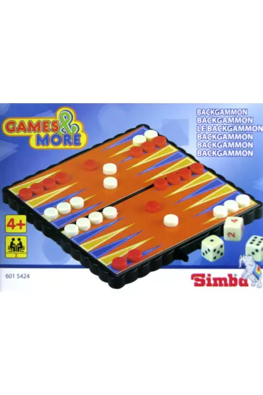 Backgammon magnetyczny mini Simba