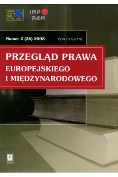 Przegl�d prawa europejskiego i mi�dzynarodowego 2(65) 2008