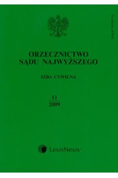 Orzecznictwo S�du Najwy�szego Izba Cywilna 11/2009