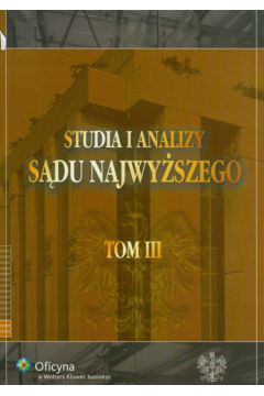 Studia i analizy S�dy Najwy�szego t.3
