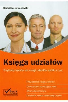 Ksi�ga udzia��w - Bogus�aw Nowakowski