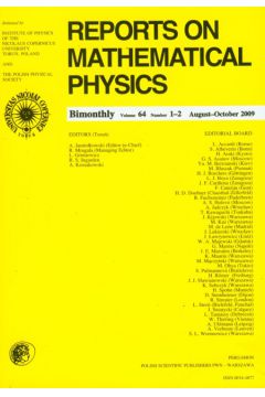 Reports on Mathematical Physics 64/1-2 2009