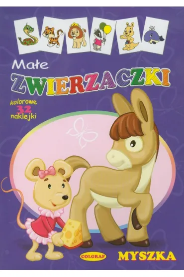 Ma�e zwierzaczki. Myszka. Kolorowanka