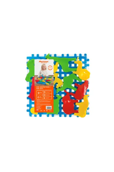 Klocki konstrukcyjne dla najm�odszych Klocki konstrukcyjne 14 element�w Mini Zwierzyniec MARIOINEX 901182