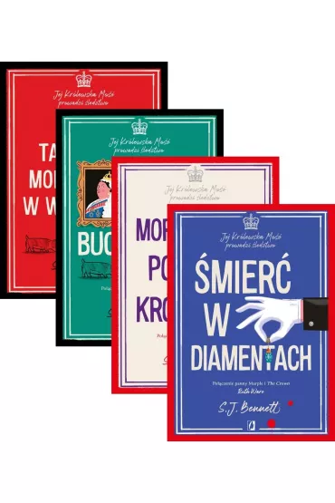 Pakiet Jej Kr�lewska Mo�� prowadzi �ledztwo. Tomy 1-4: Tajemnica morderstwa w Windsorze, Zbrodnia w pa�acu Buckingham, Morderstwo po kr�lewsku, �mier� w diamentach - S.J. Bennett