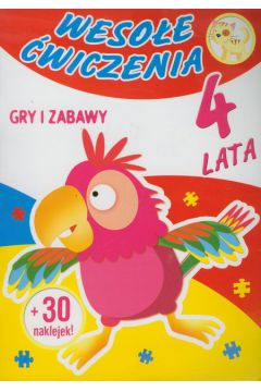 Weso�e �wiczenia Gry i zabawy 4 lata - Malicki Marcin - Marcin Malicki