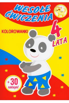 Weso�e �wiczenia Kolorowanki 4 lata - Sobich Agnieszka - Agnieszka Sobich