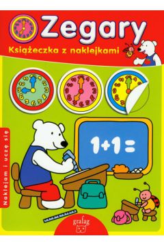Zegary ksi��eczka z naklejkami