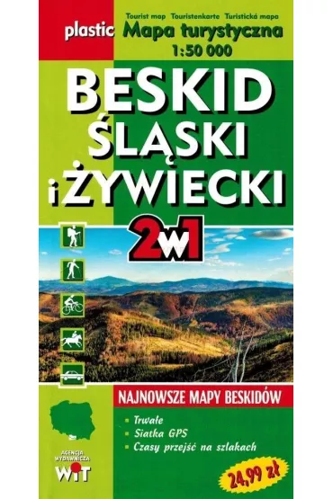Mapa turystyczna Beskid �l�ski i �ywiecki 1:50 000