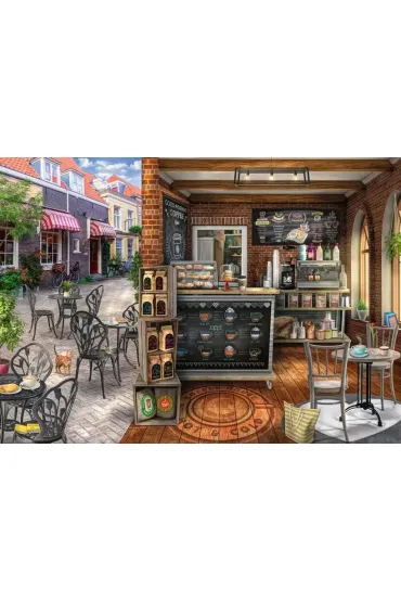 Puzzle 1000 el. Urocza Kawiarnia Ravensburger