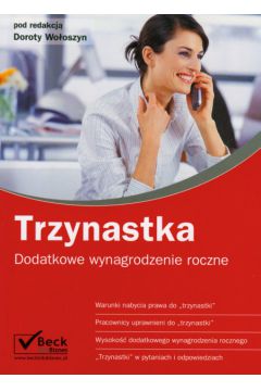 Trzynastka dodatkowe wynagrodzenie roczne