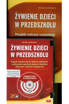 �ywienie dzieci w przedszkolu z ksi��k� (P�yta CD) - Jackiewicz Barbara - Barbara Jackiewicz