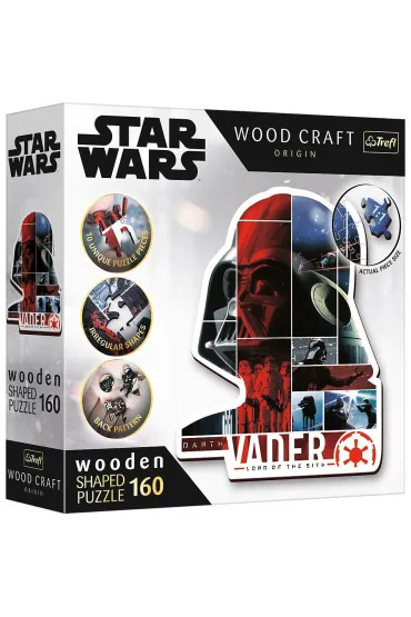Puzzle drewniane 160 el. Darth Vader Trefl