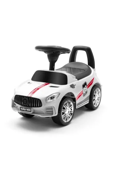 Je�dzik dzieci�cy z d�wi�kiem Racer bia�y Baby Mix