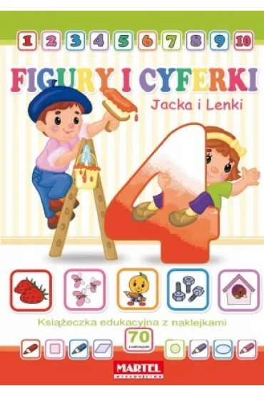 Figury i Cyferki Jacka i Lenki - z naklejkami - Wojciech Wejner