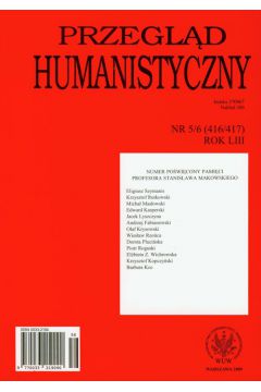 Przegl�d humanistyczny 5/6/2009