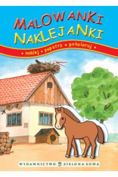 Malowanki Naklejanki z konikiem - Ma�gorzata Czy�owska