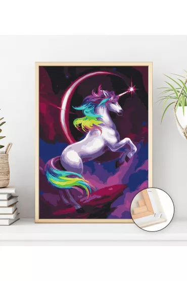Twoje Hobby Malowanie po numerach - Bajkowy jednoro�ec 40x50cm