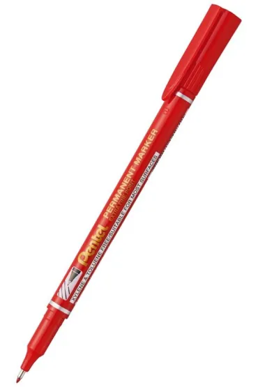 Pentel Marker permanentny NF450 okr�g�a ko�c. czerwony