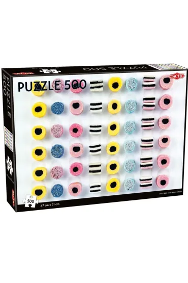 Puzzle 500 el. Liquorice allsorts in a row Tactic